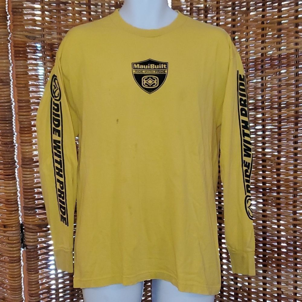 MauiBuilt Maui Built Ride With Pride T Shirt L